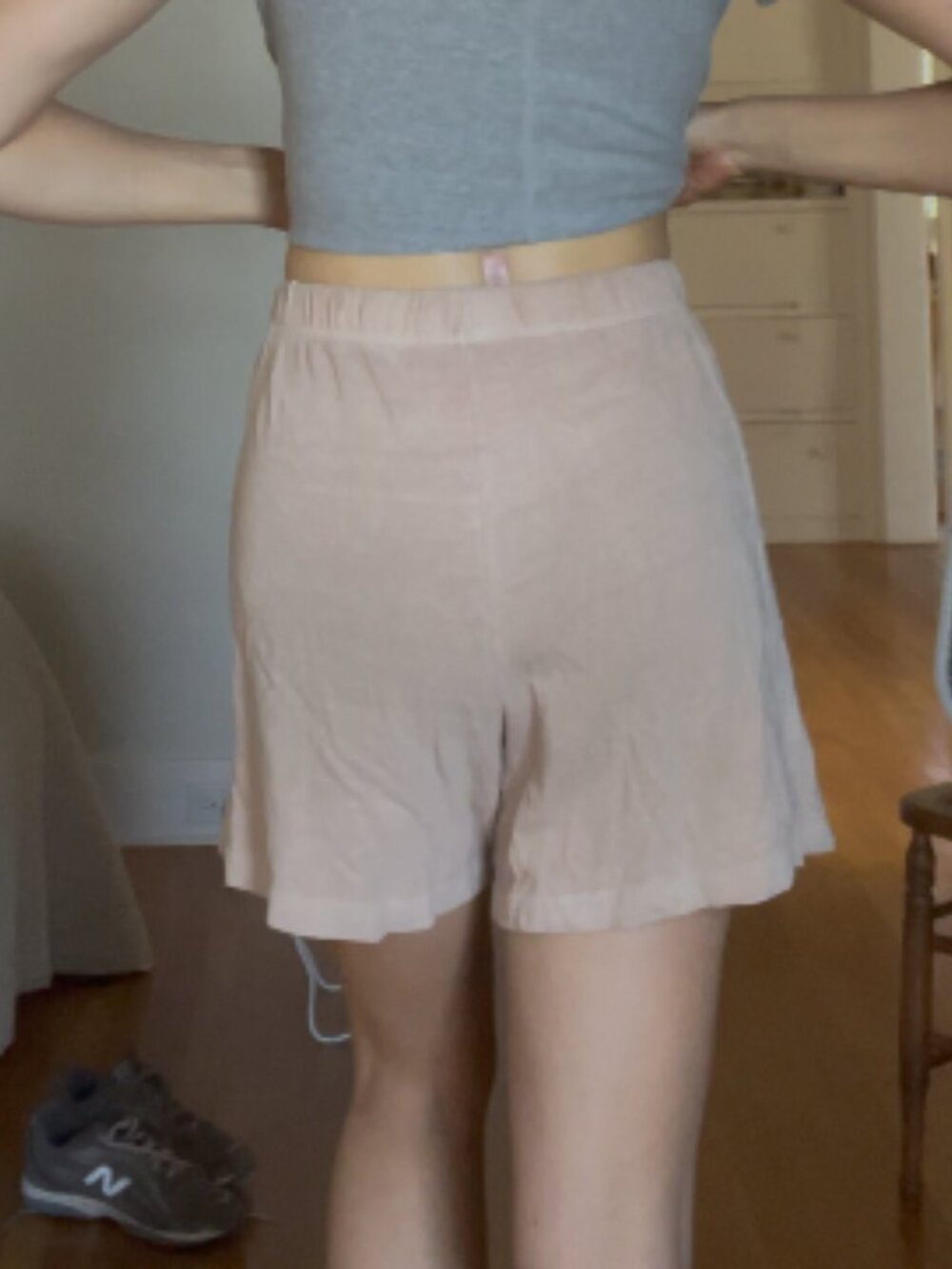 Le Bonne Shoppe Dusty Pink Basketball Shorts - Picture 4 of 6